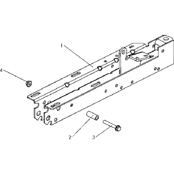 Frame Assembly for Husqvarna TF 225 Cultivator/Tiller