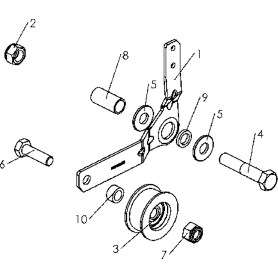 Clutch Assembly for Husqvarna TF 225 Cultivator/Tiller