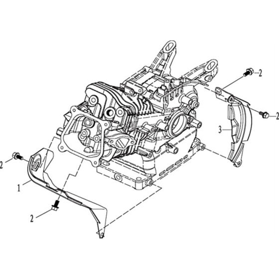 Sheild Assembly for Husqvarna TF 338 Cultivator/Tiller