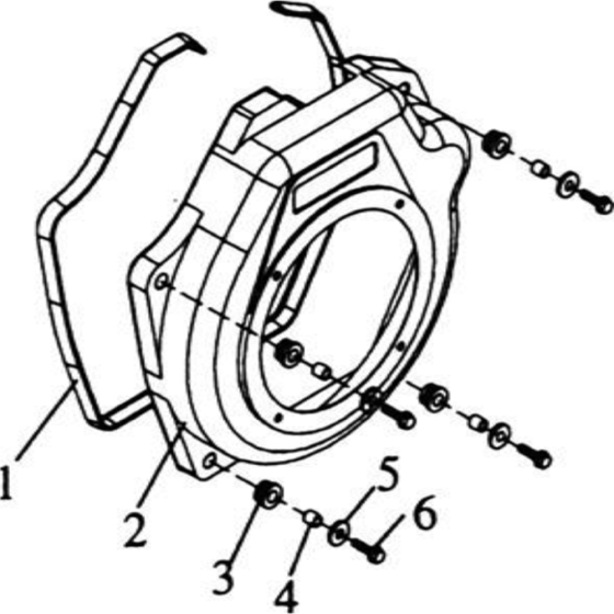 Cover Assembly for Husqvarna TF 545D Cultivator/Tiller