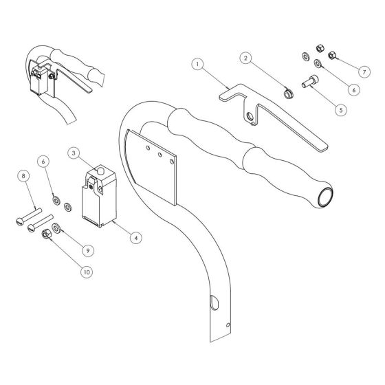 Handle Assembly for TFP200