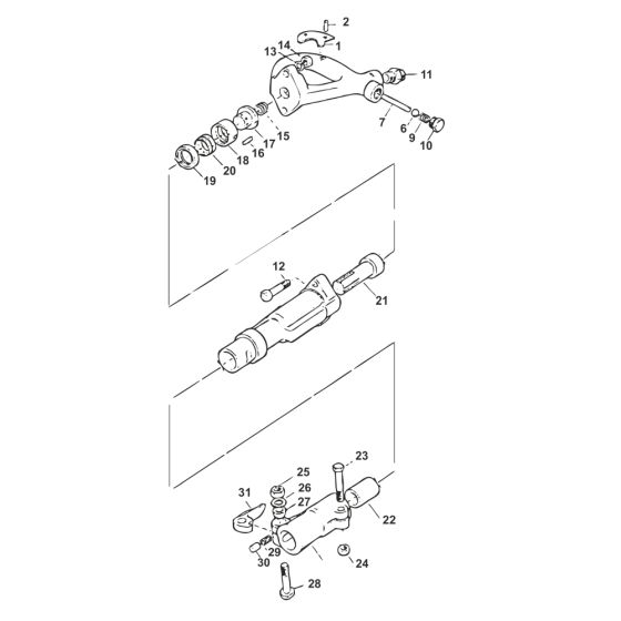 Trigger for Thor 16D Digger - Replaces OEM No. 61963