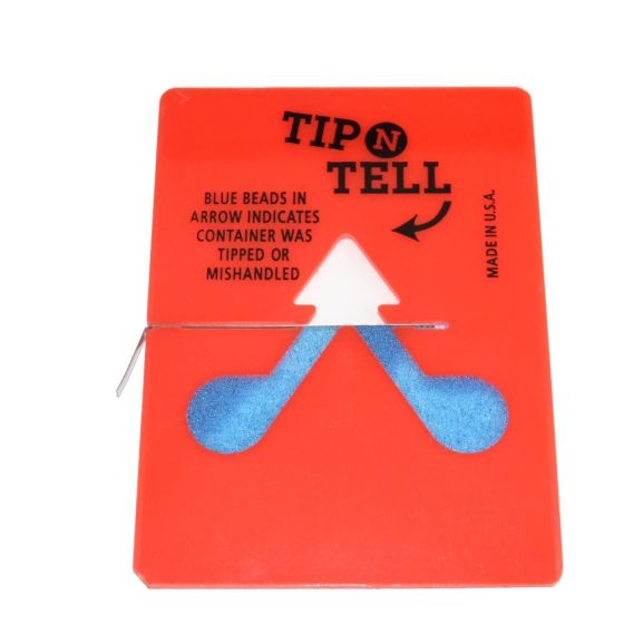 Tip-n-Tell Label Tip Over Indicating Label