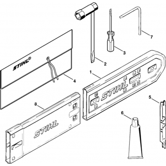 Tools & Extras Assembly for Stihl MS290 MS310 MS390 Chainsaws