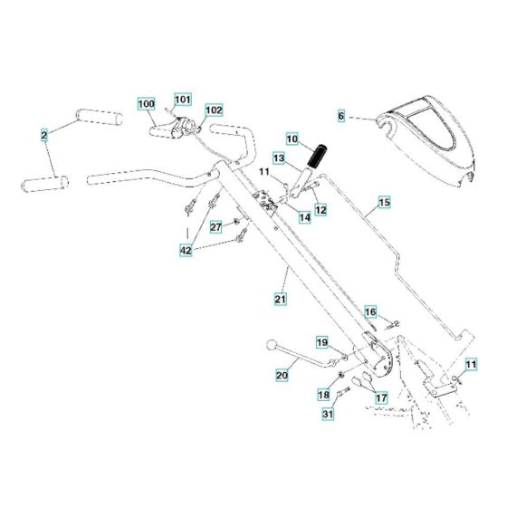 Handle Assembly for TR 314C