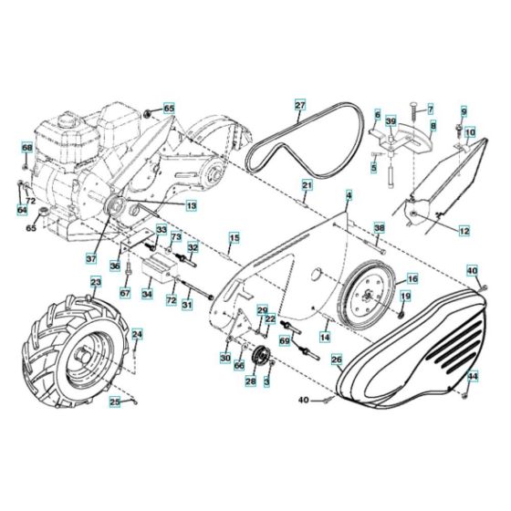 Mainframe Assembly for TR 314C