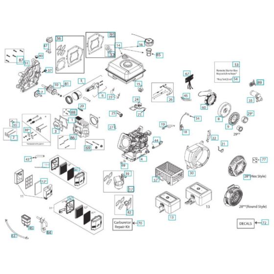 Engine Assembly for TR 317D