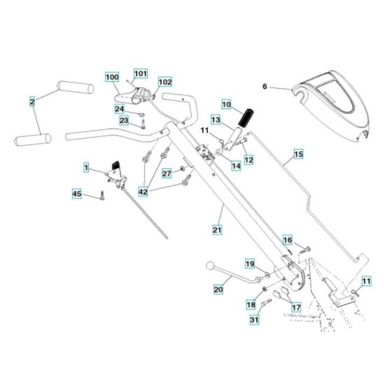 Handle Assembly for TR 317D