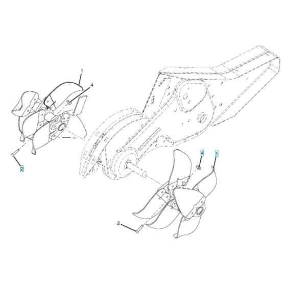 Tine Assembly for Husqvarna