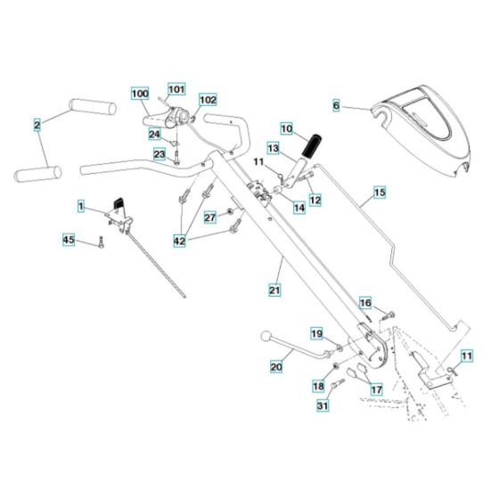 Handle Assembly for TR 317DE