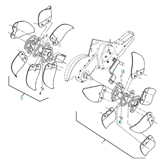 Tine Assembly for Husqvarna