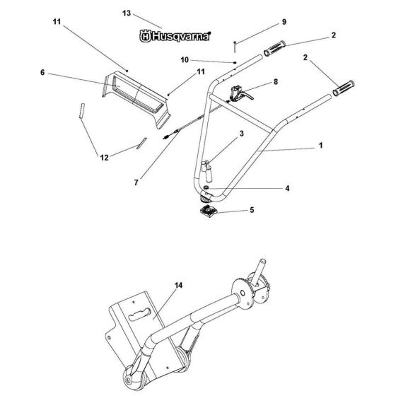Handle Assembly for TR 348