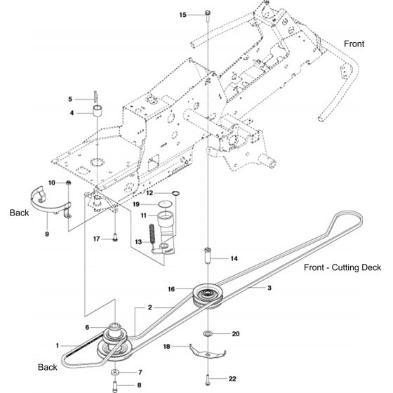 Transmission Assembly for R316 T AWD