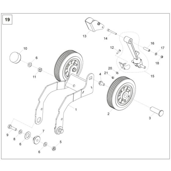 Transporter Attachment for Belle PCLX 13/33 Forward Plate Compactor