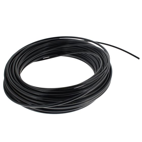 PCL Black Nylon Tube, 4mm I/D x 6mm O/D - 30 Metres Coil