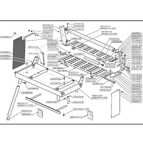 Frame Assembly for TS 100 R