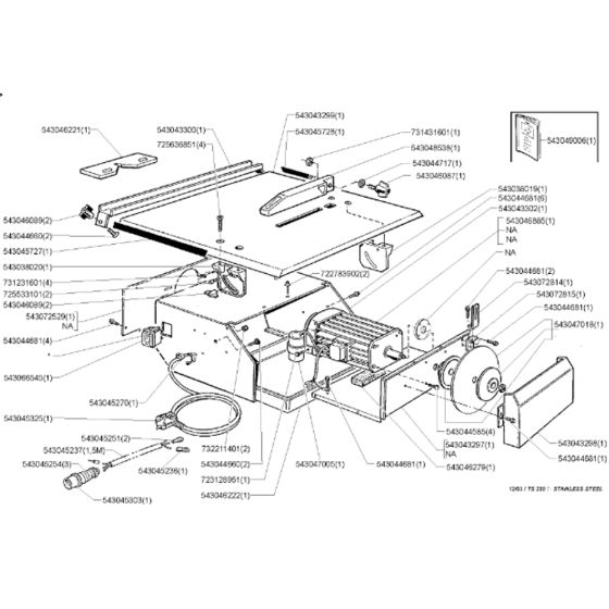 Husqvarna TS 230 I Assembly
