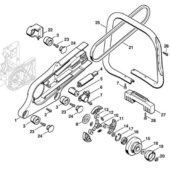 Clutch & Cast Arm for Stihl TS400