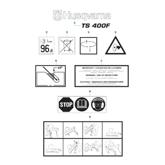 Husqvarna TS 400 F Decals