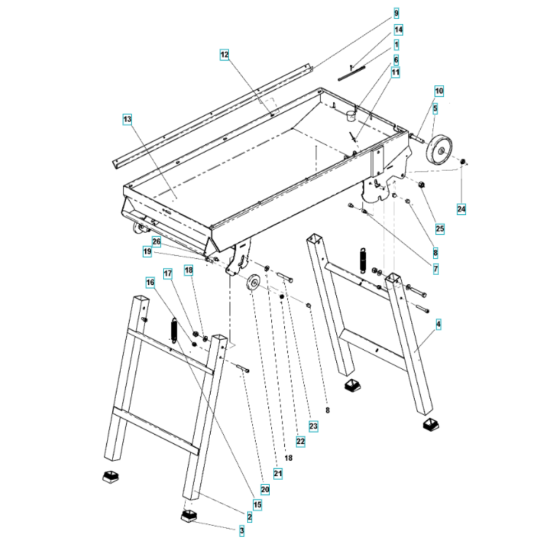 Frame Assembly for TS 400 F