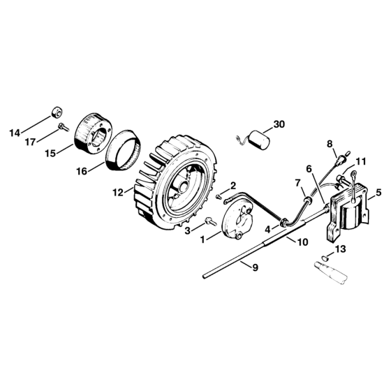 Stihl TS50 Disc Cutter Ignition System