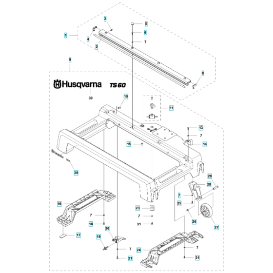 Frame Assembly for TS 60