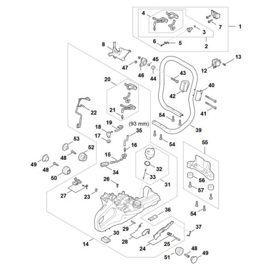 Handlebar Assembly for Stihl TS 710i