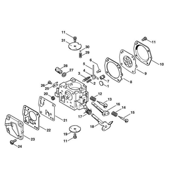 Carburetor HS-212 for Stihl TS760