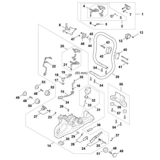 Tank Housing for Stihl TS 910i