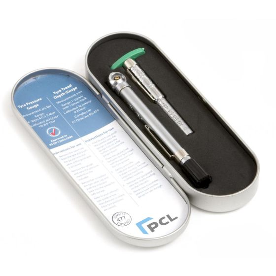 PCL Tyre Safety Pack, Tpg1h01 (TYRE Pressure Gauge) & Tdg16c01 (TYRE Tread Depth Gauge) - TSP1T15