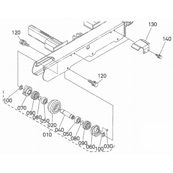 Track Roller for Kubota U15 Mini Excavator