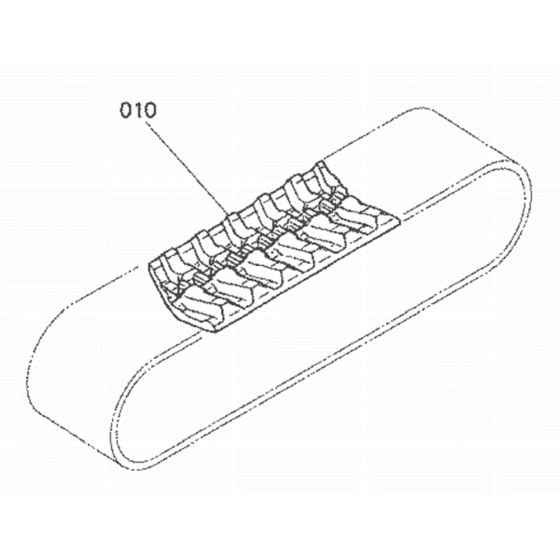 Crawler Assembly for Kubota U35-4 Mini Excavator