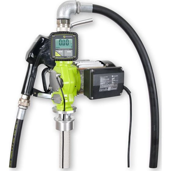 PCL Tecpump 600, 1.6m Suction Hose, FMT3 Meter, 4m Dispensing Hose, A2010 Nozzle - UK105622400