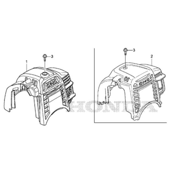 Top Cover for Honda UMC435A Brushcutter