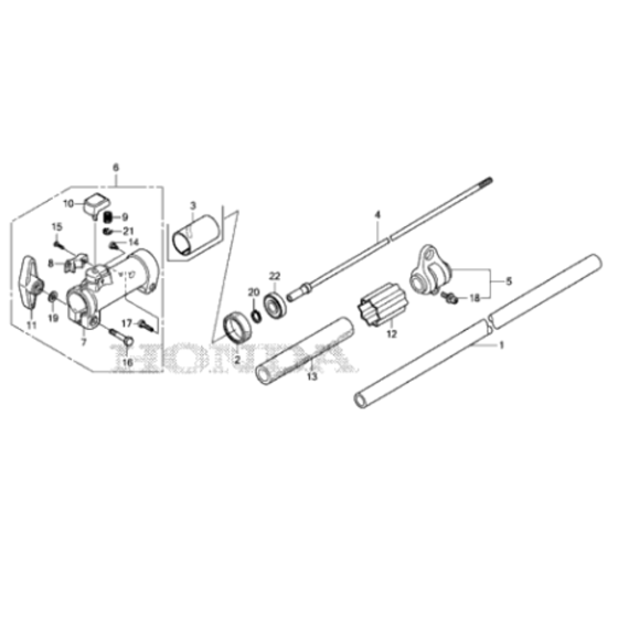 Frame Pipe / Joint Case for Honda UMC435A Brushcutter