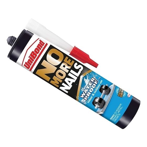 No More Nails Waterproof Interior / Exterior - Solvent Free 300ml by Unibond - 1427383 / 1660560