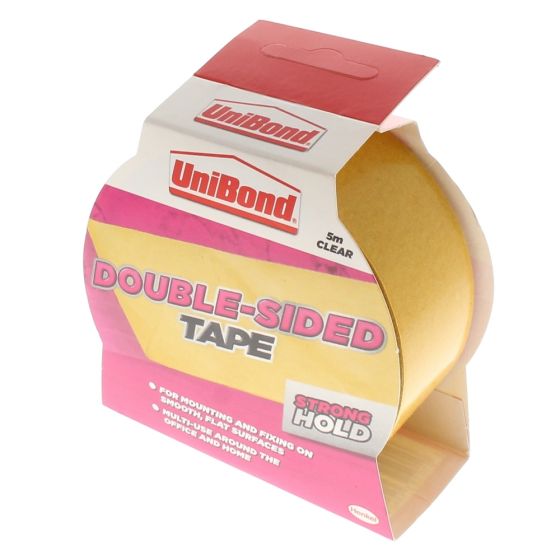 Double Sided Tape 38mm x 5m by Unibond - 1668253