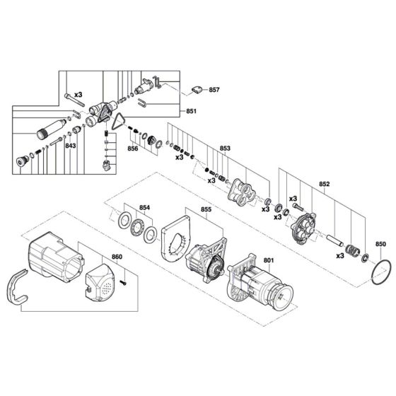 Bosch UniversalAquatak 125 Assembly