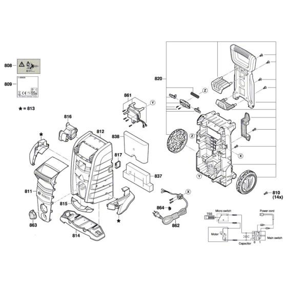 Cleaner Assembly for Bosch