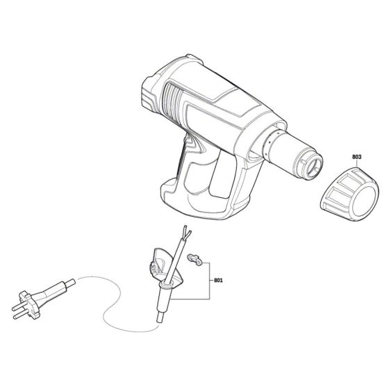 Hot Air Gun Assembly