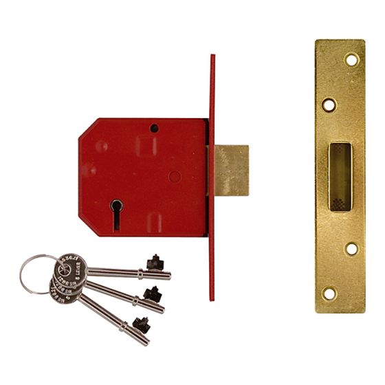 2134E 5 Lever Mortice Deadlocks BS