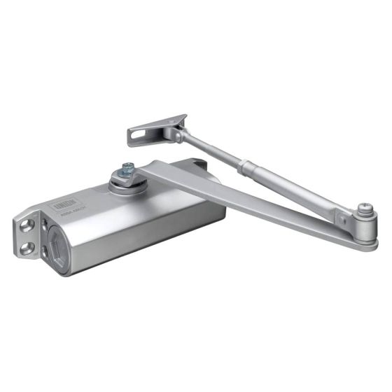 CE3F Fixed Size 3 Rack & Pinion Door Closer Silver