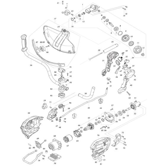 Makita UR006G Assembly