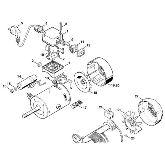 Electric Motor for Stihl USG
