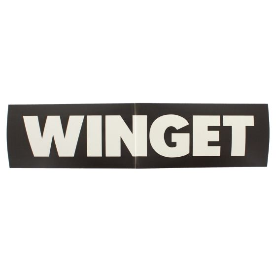 Decal "WINGET" for Winget 100T, 150T, 175T Mixers - V2003039