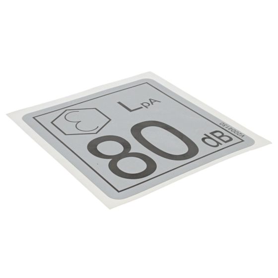 LPA80 Noise Decal for Winget 100T, 150T, 175T Mixers - OEM No. V2004130