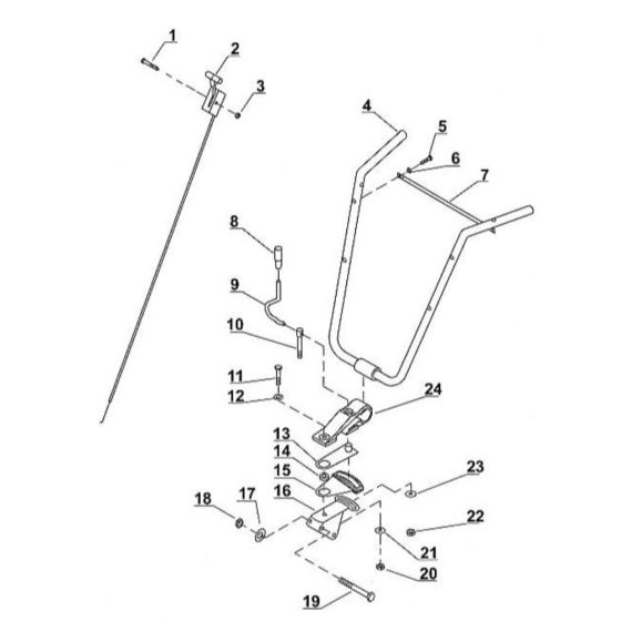 Handle Assembly for VH 550