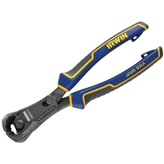 Max Leverge End Cutting Pliers with PowerSlot 200mm (8in) by IRWIN - 1950510