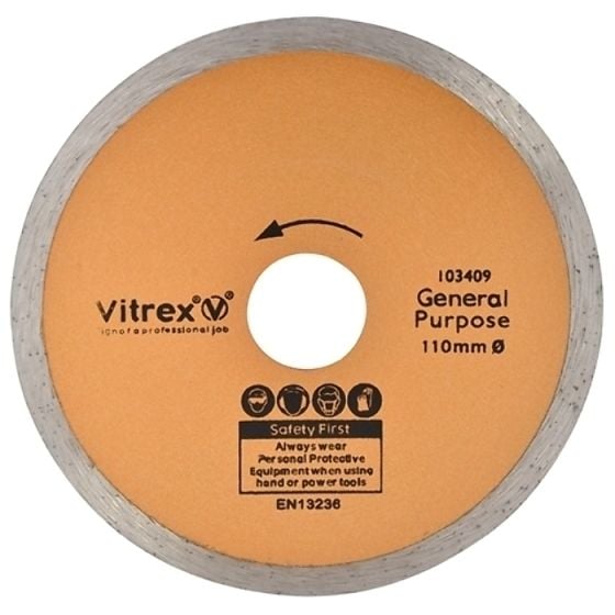 Diamond Blade Standard 110mm by Vitrex - 103409