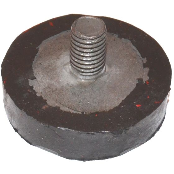 Rubber Foot 46mm x 12mm with M10 x 12mm Stud